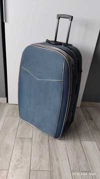 Lekka, wytrzymała walizka -  torba podróżna kółka Rozmiar 83 x 53 cm