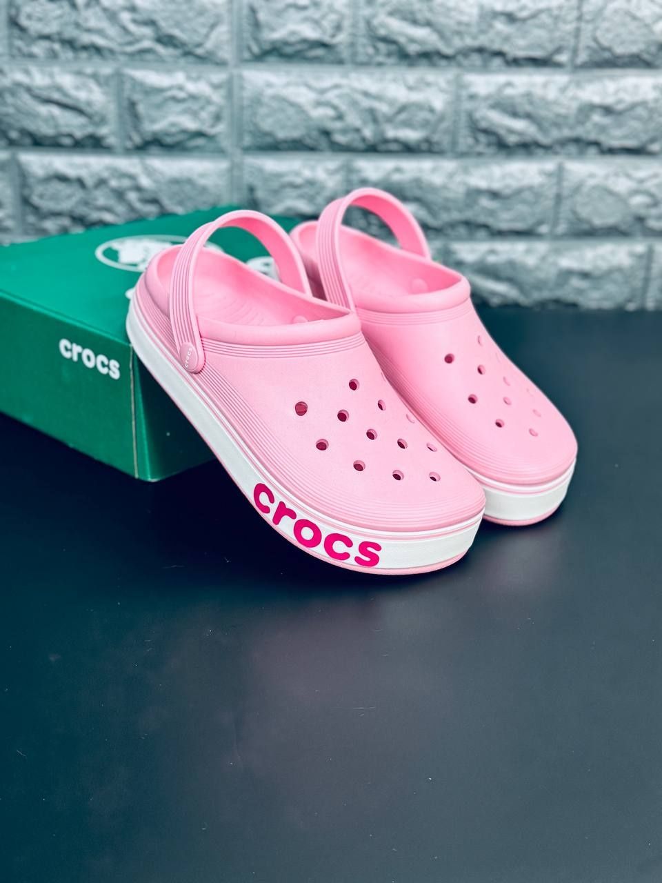 ЖЕНСКИЕ кроксы Crocs ШЛЁПАНЦЫ розового цвета Крокс 36-41