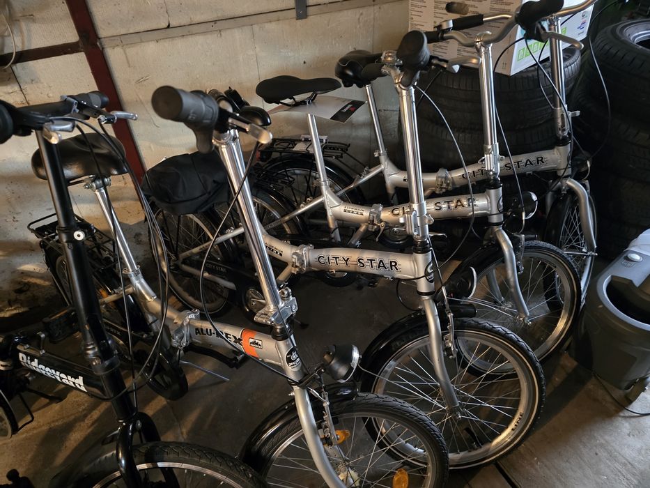 Firmowy lekki Niemiecki ( niecałe 13 kg)rower aluminium składak