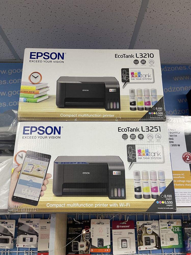 Принтер МФУ Epson с Wi-Fi L3270, L3271, L3276