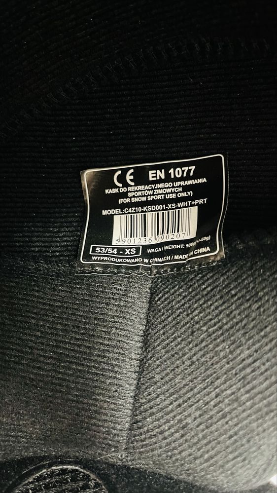 Kask Narciarski 4F Biały Nowy