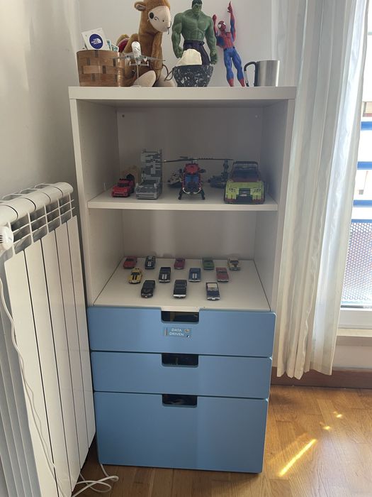 Movel ikea SMÅSTAD / PLATSA gavetas azuis