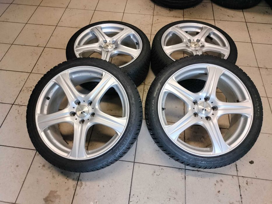 koła AVERSUS 18 cali 5x112 Audi VW Mercedes  225/40r18 ZIMA JAK NOWE!!