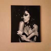 Картина панно для Вашего интерьера Женщина в черном 40х50 см акриловые