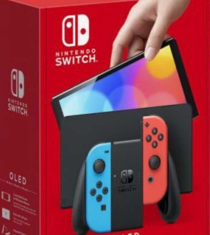Игровая консоль Nintendo Switch неоновый красный / неоновый синий