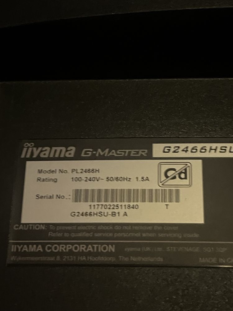 Monitor iiyama G-master G2466HSU