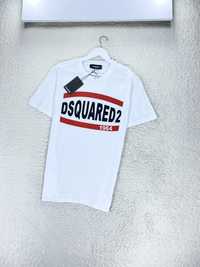 Белоснежная футболка Dsquared2 big logo