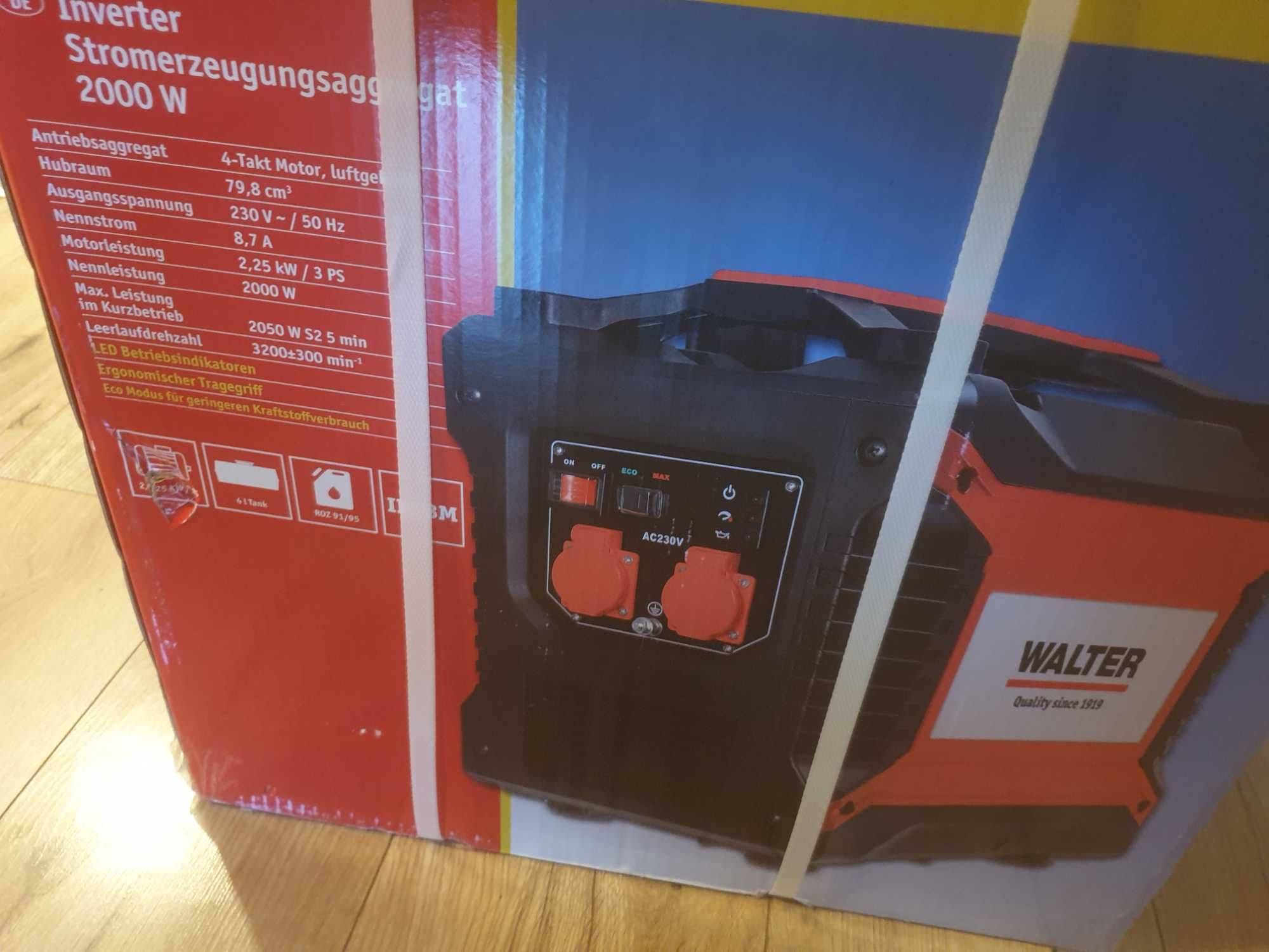WALTER Inwerterowy generator prądu 2000