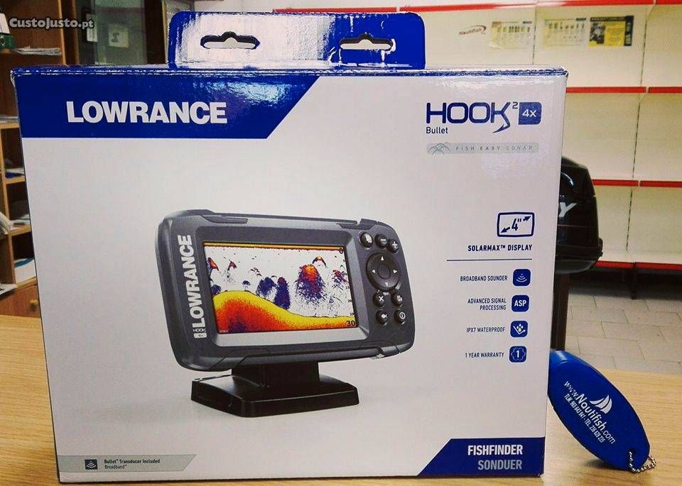 Sonda LOWRANCE HOOK2-4x Pontos GPS/ Sonda NOVA