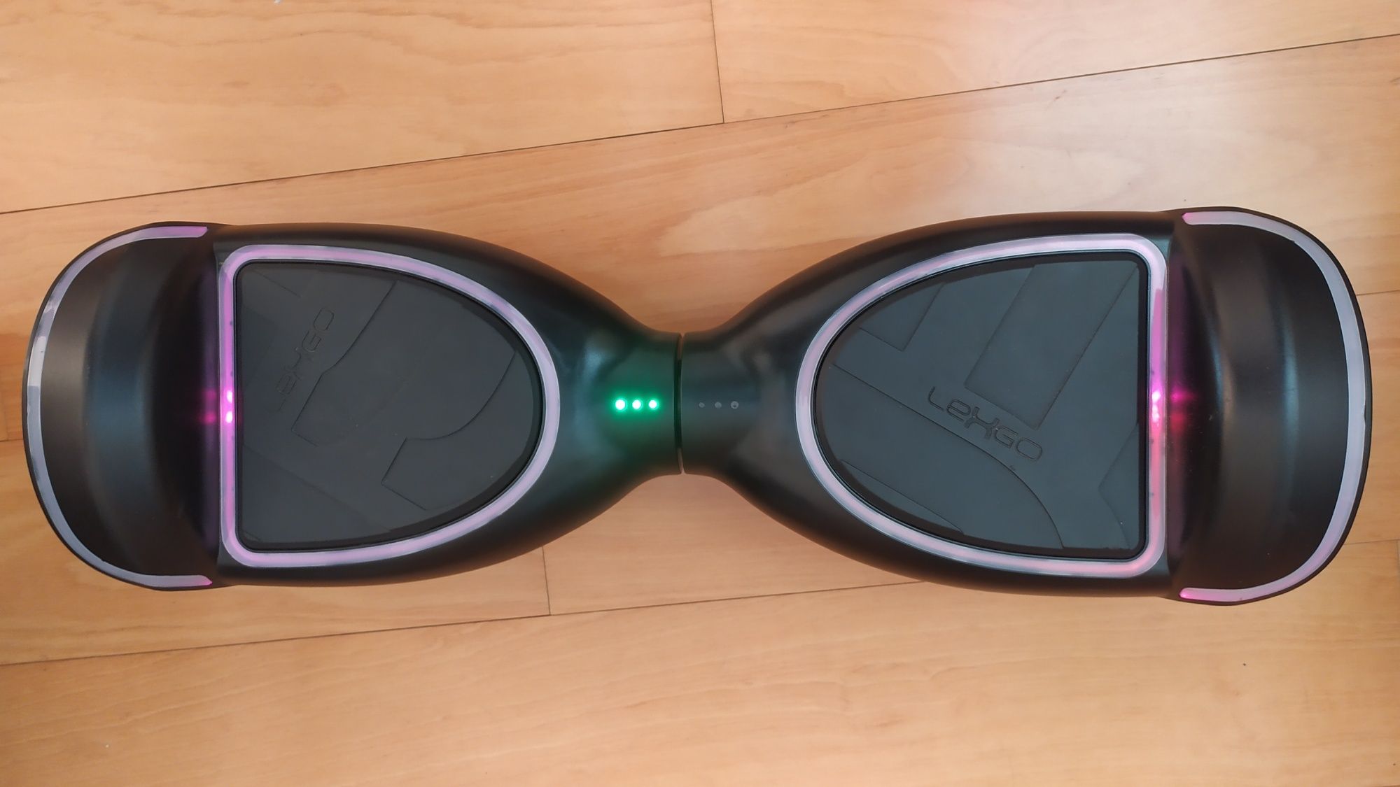 Hoverboard lexgo com luzes, completo, como novo
