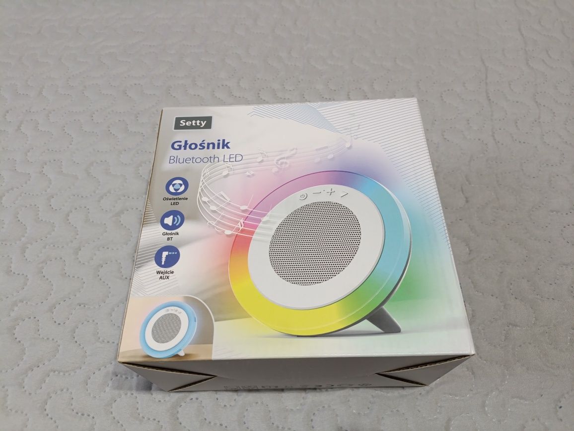 Nowy głośnik bluetooth led