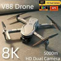 Оригінальний дрон V88, 8K, професійна HD-повітряна подвійна камера