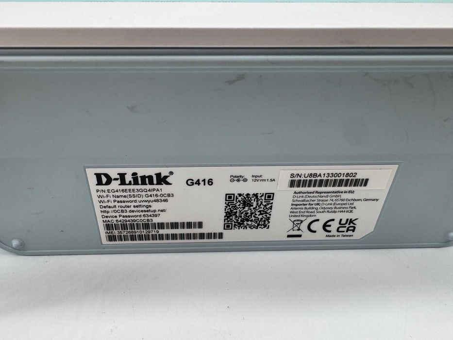 ROUTER D-LINK G416 + ZASILACZ od loombard milicz