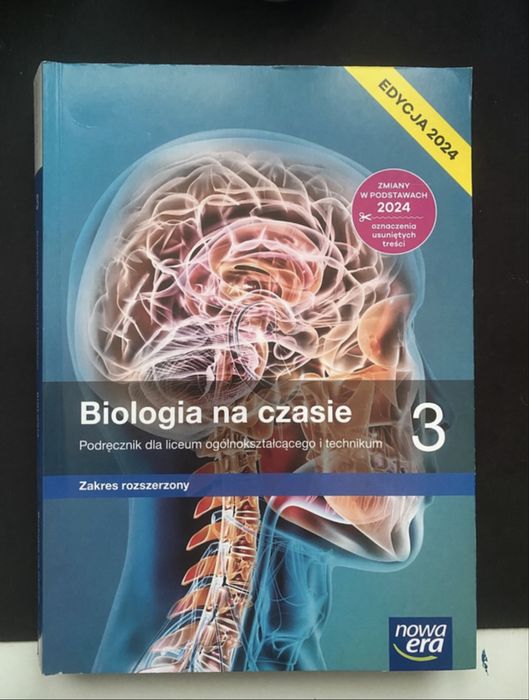 Biologia na czasie 3 zakres rozszerzony nowa era podręcznik książka