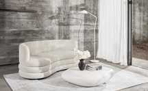 Sofa 3 Osobowa Solomon 200 X 95 X 80 Cm Boucle WEST