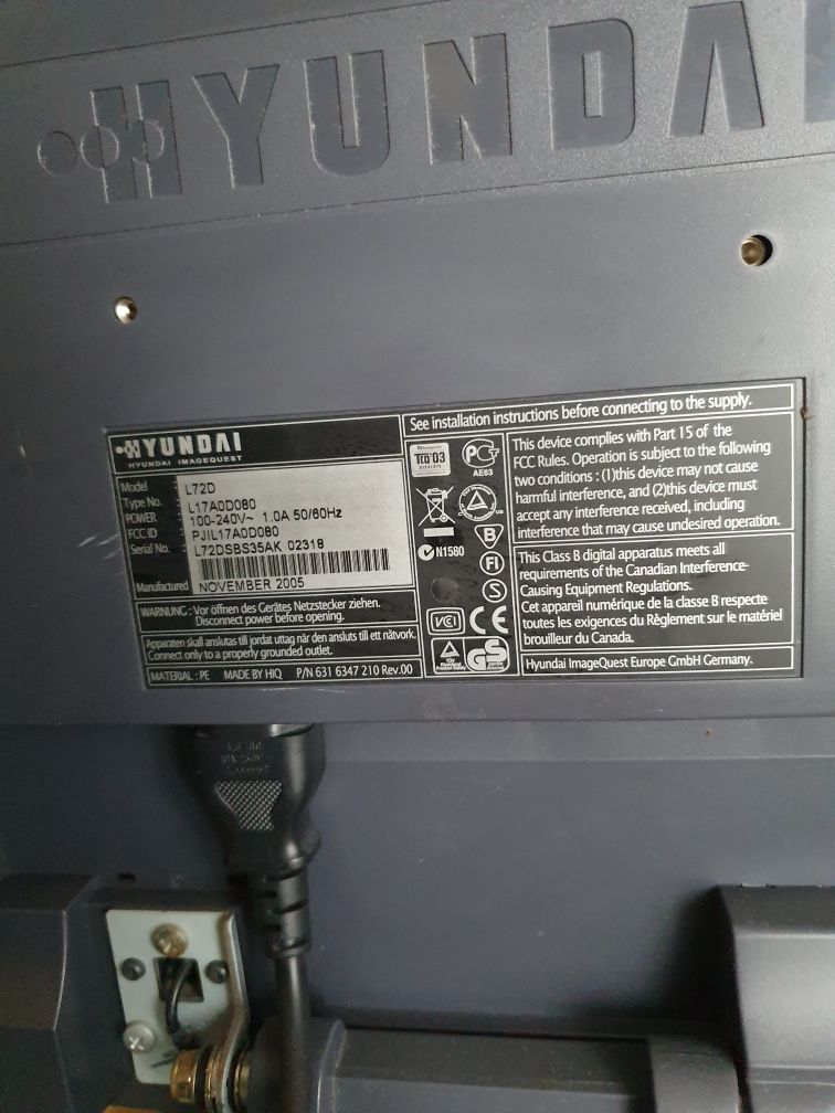 Monitor komputerowy Hyundai