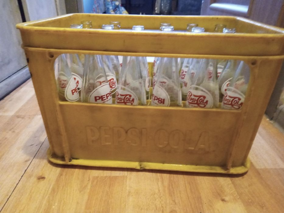 Zestaw 19szt starych butelek po napoju Pepsi Cola PRL lata70/80?
