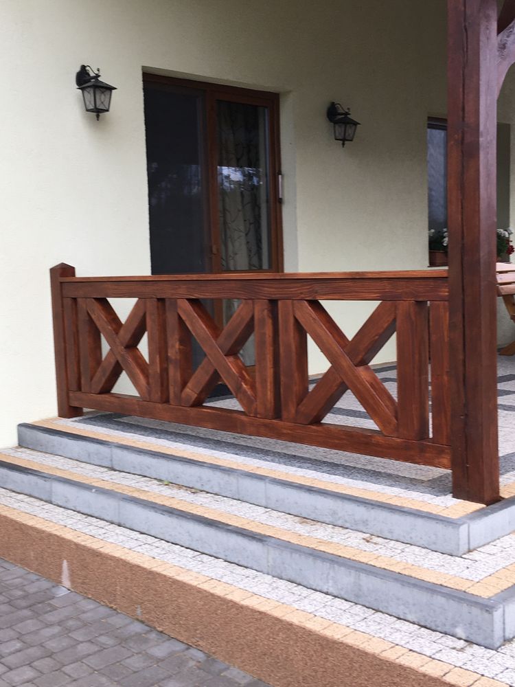 Balustrada drewniana