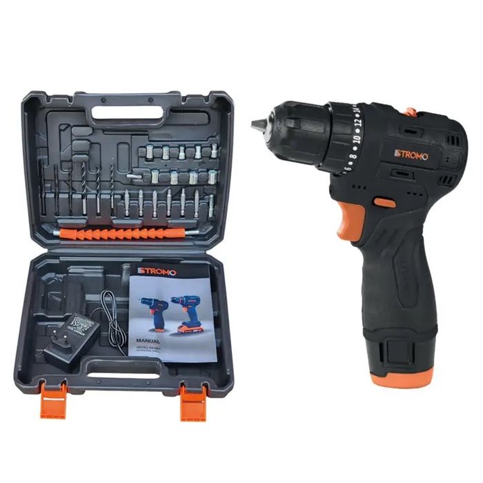 Шуруповерт акумуляторний STROMO SA12Li - 2.0A/h - 12V