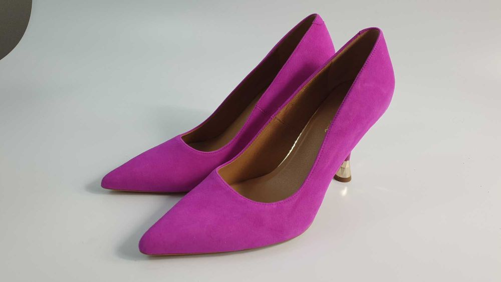 R.Polański czółenka damskie szpilka fuksja rozmiar 38