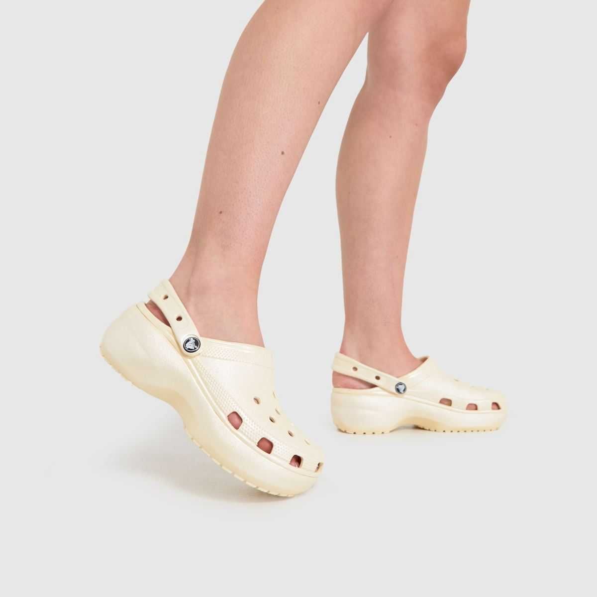 Сабо з блискітками Crocs Classic Platform Shimmer, W7, W8, W9, W10