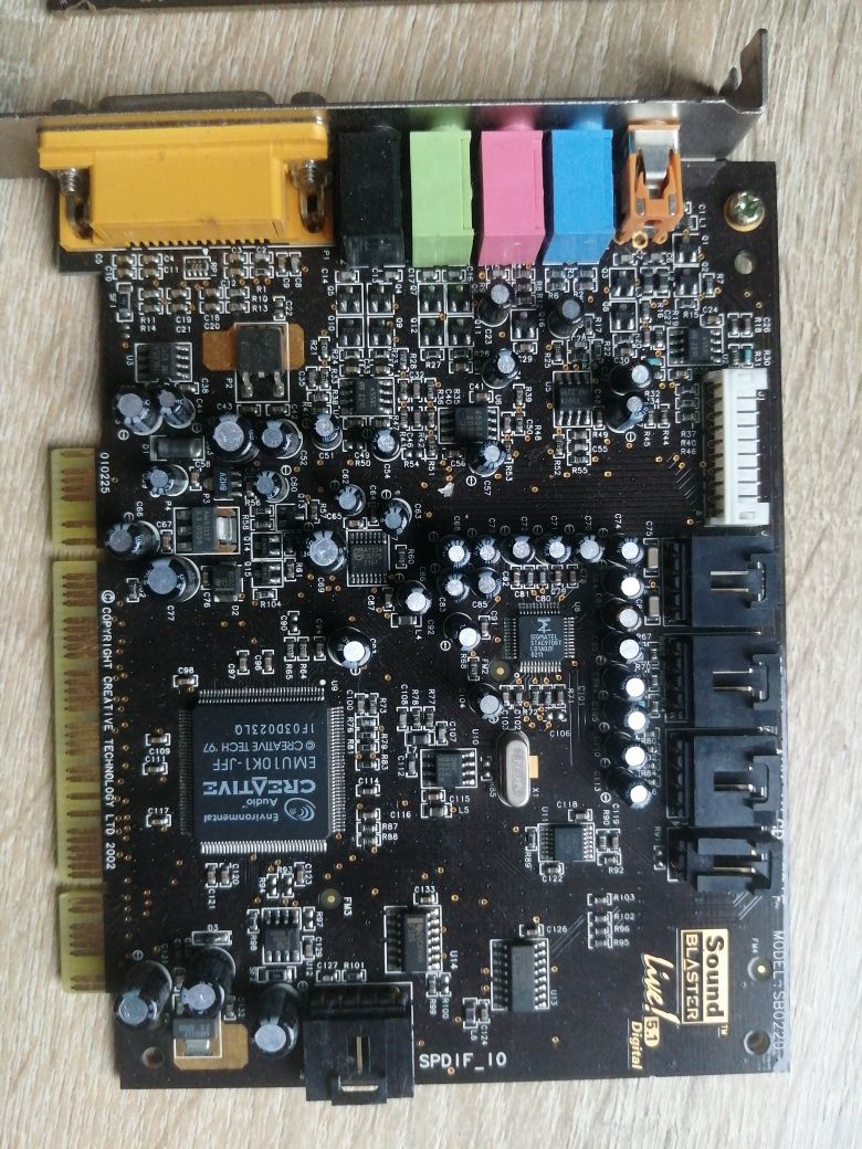 Karty rozszerzeń,karty dźwiękowe sound blaster, częśći do retro pc