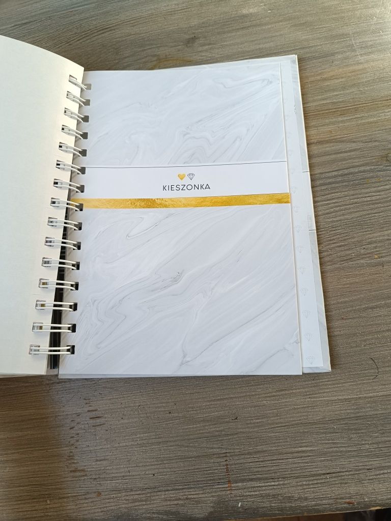 Planner fitnnes, osobisty notes motywacyjny