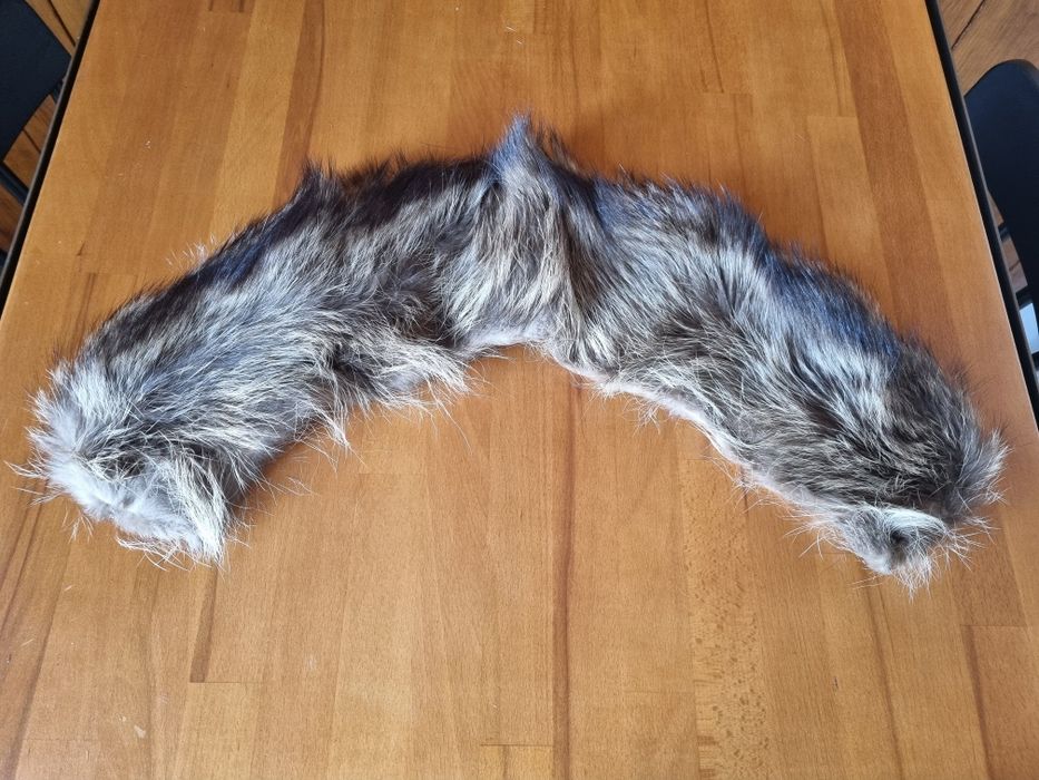 Kołnierz z futra królika