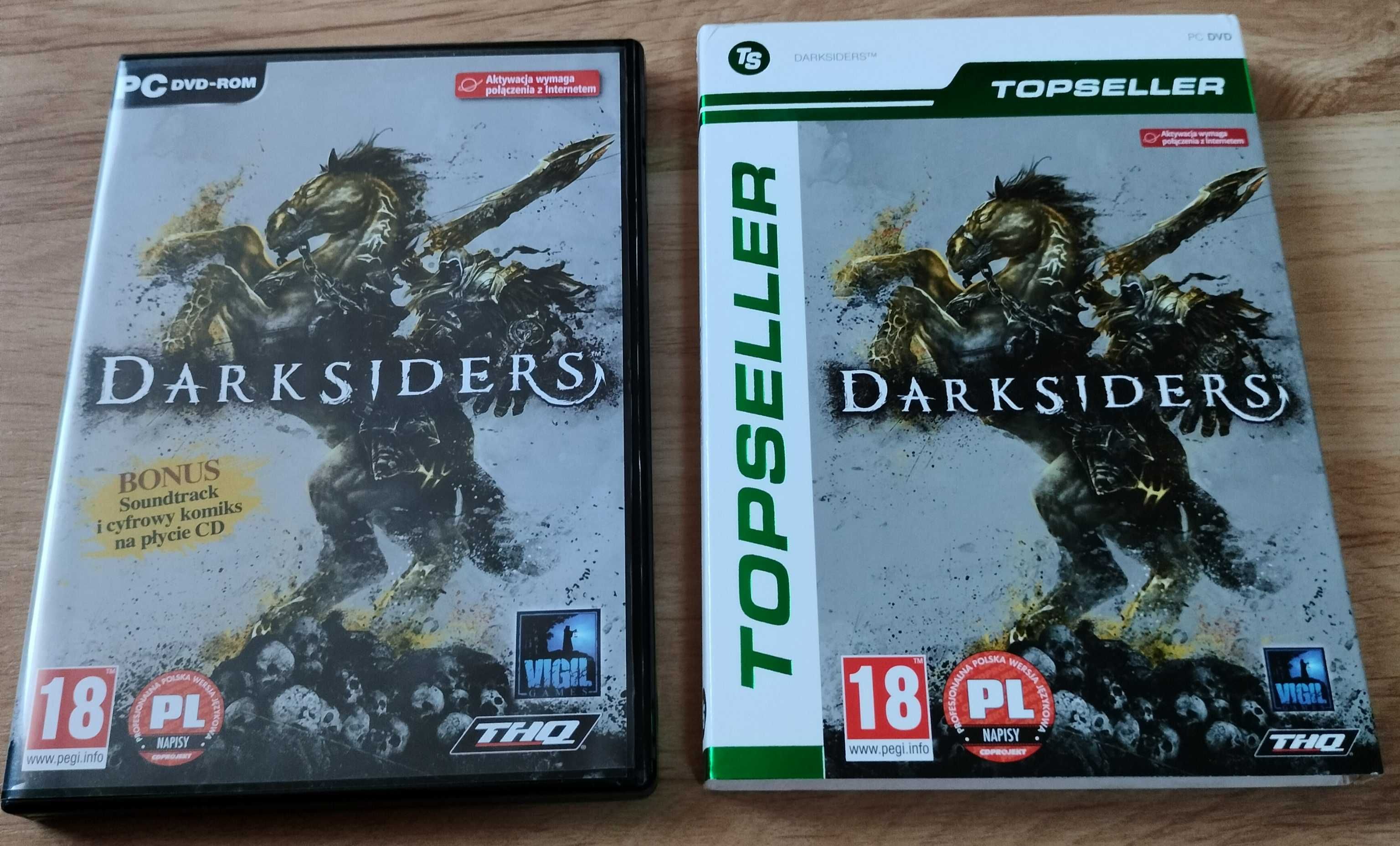 Pudełko po grze Darksiders stan idealny