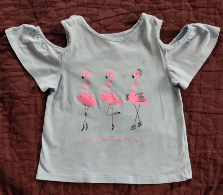 Bluzki letnie 122, 9 szt