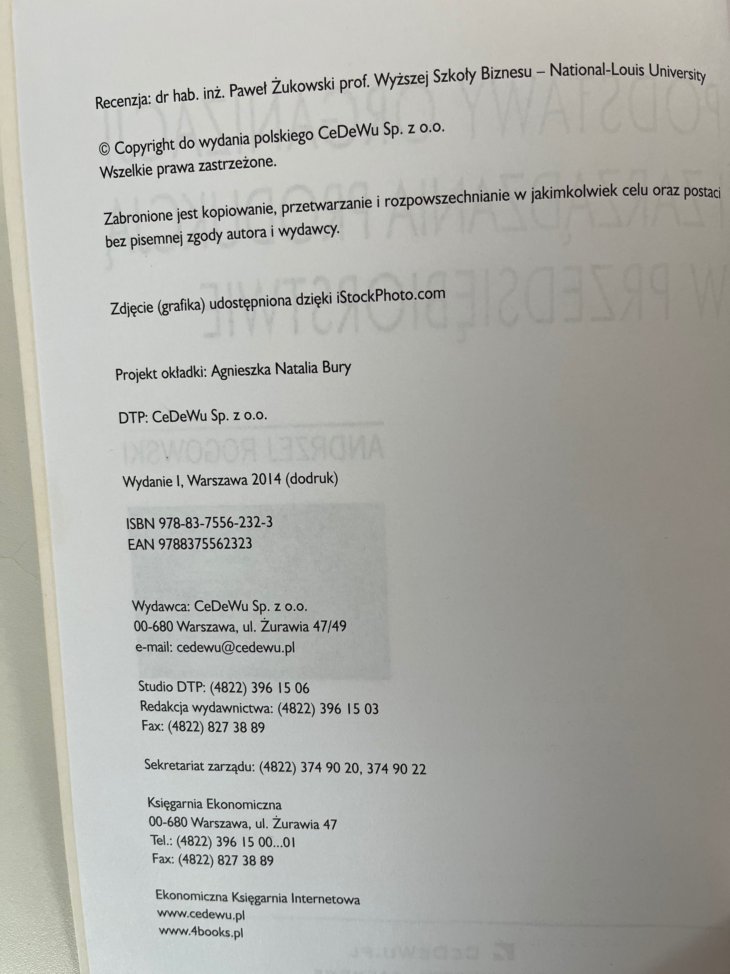 Podstawy Organizacji i Zarządzania Produkcją w Przedsiębiorstwie
