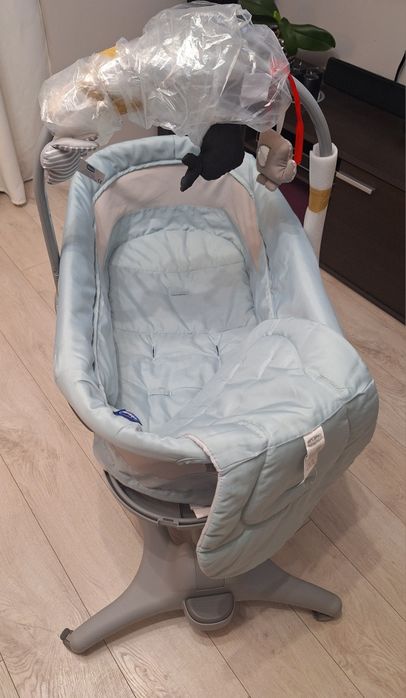 Łóżeczko Baby Chicco Baby Hug 4 in 1 Air materac tacka do karmienia