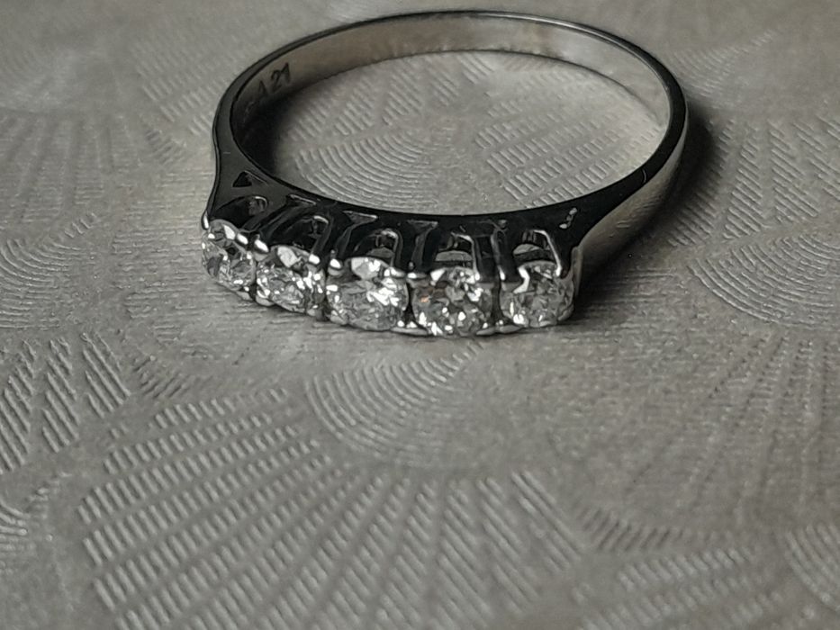 Pierścionek super cena Brylanty 0.44ct Złoto 585 WYCENA