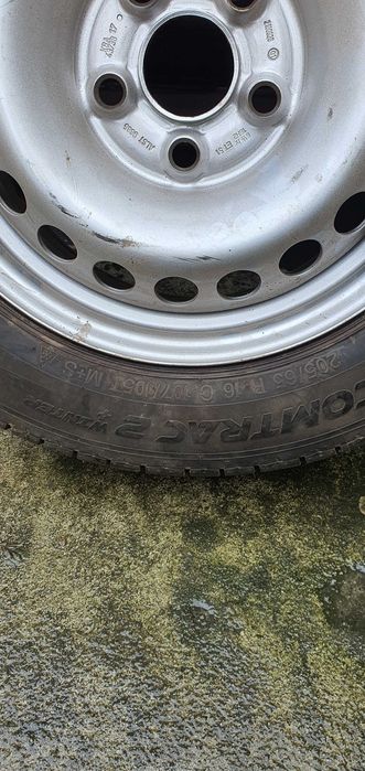 Felga stalowa z oponą VW T5, Koło zapasowe 16 cali
