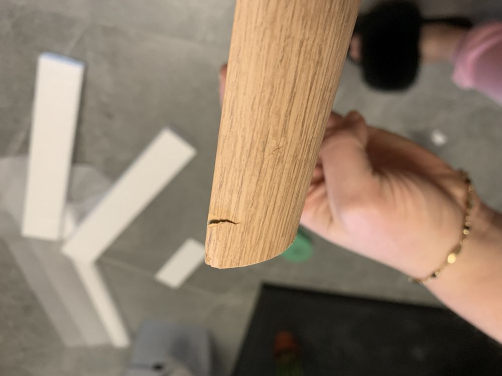 Szafka pod umywalkę nastawną Aruba dąb craft złoty 80 cm - uszkodzona