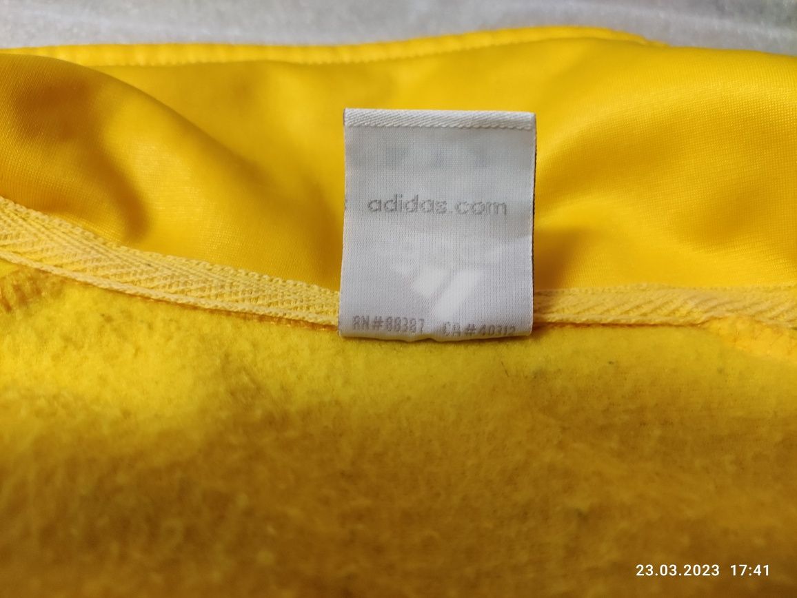 Подростковая мастерка Adidas жёлтая
