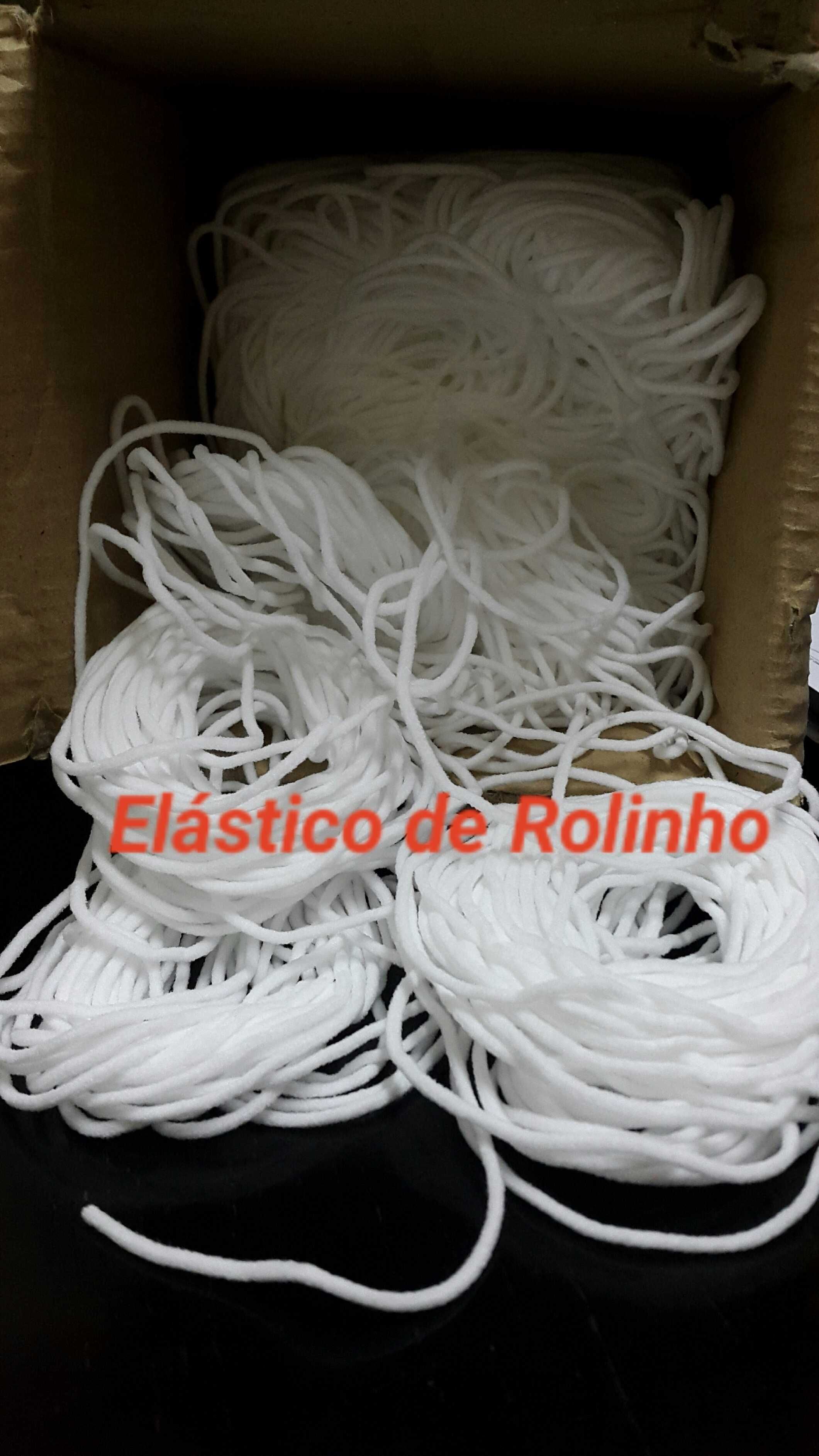 Elástico rolinho - branco