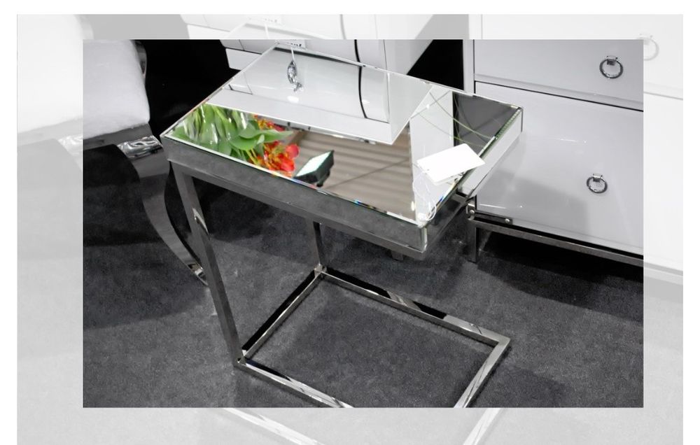 Lustrzany stolik, nocny, pomocnik