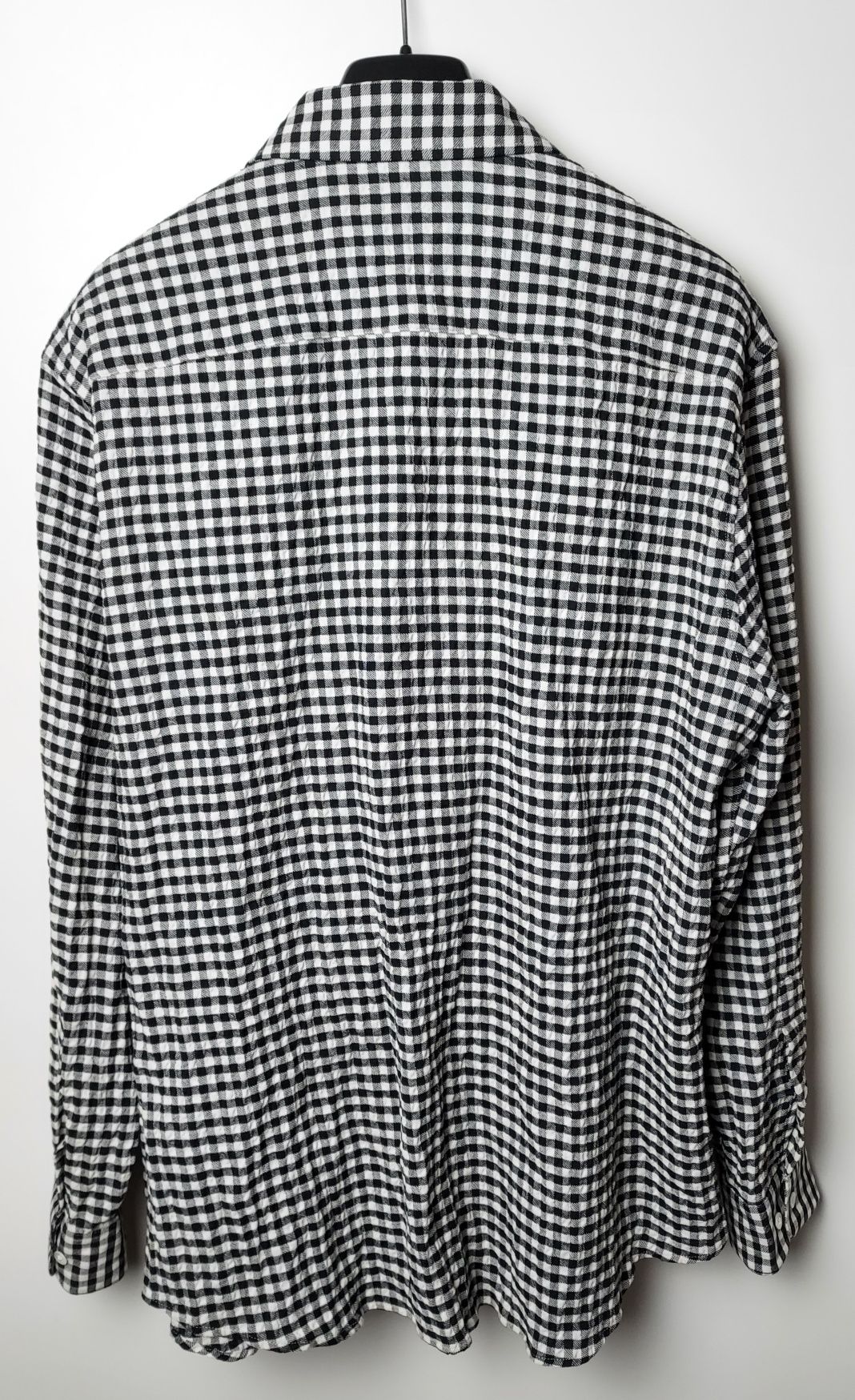 H&M_nowa męska koszula w kratkę Regular fit_L