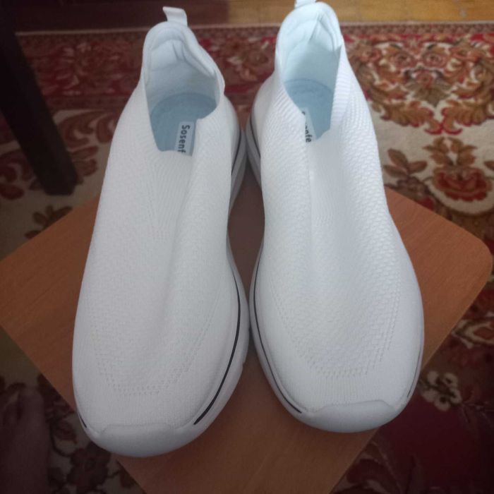 Мокасини білі літні