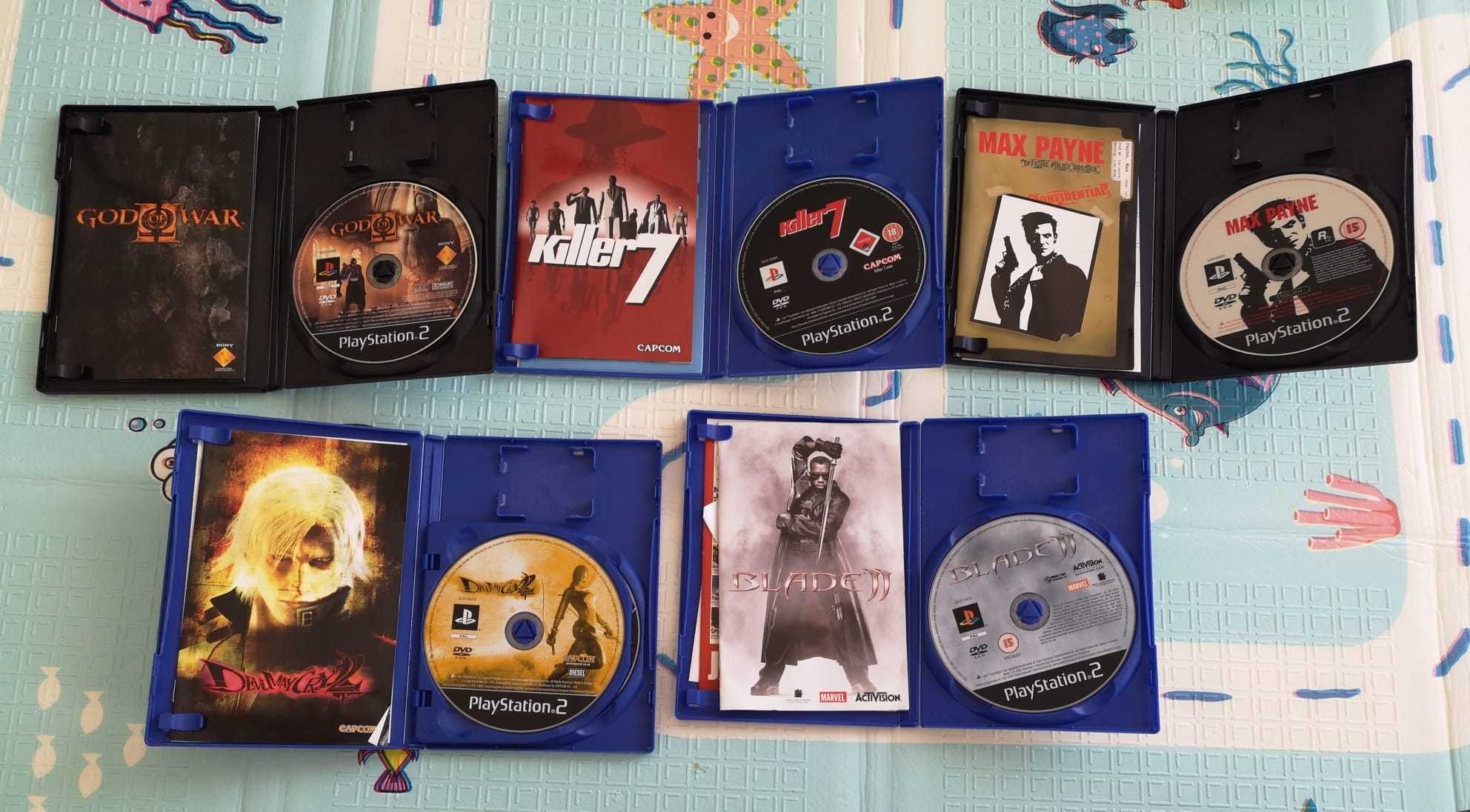 13 jogos para PS2 (preços na descrição)