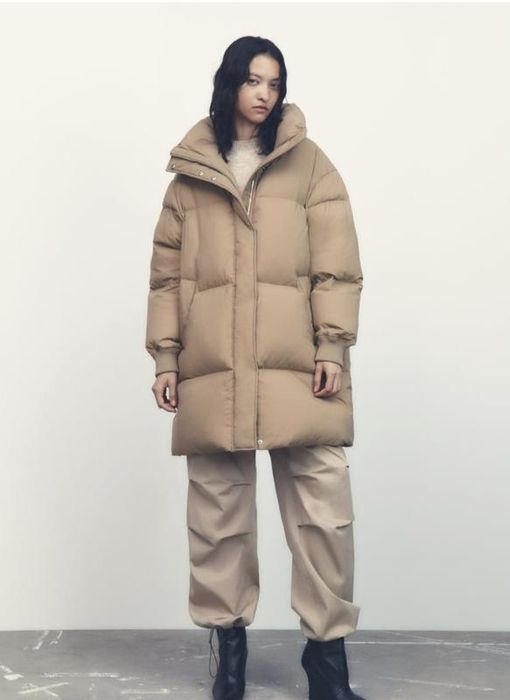 Куртка-пуховик ZARA 36/S mex.26/ 80% качиний пух 20% пір'я