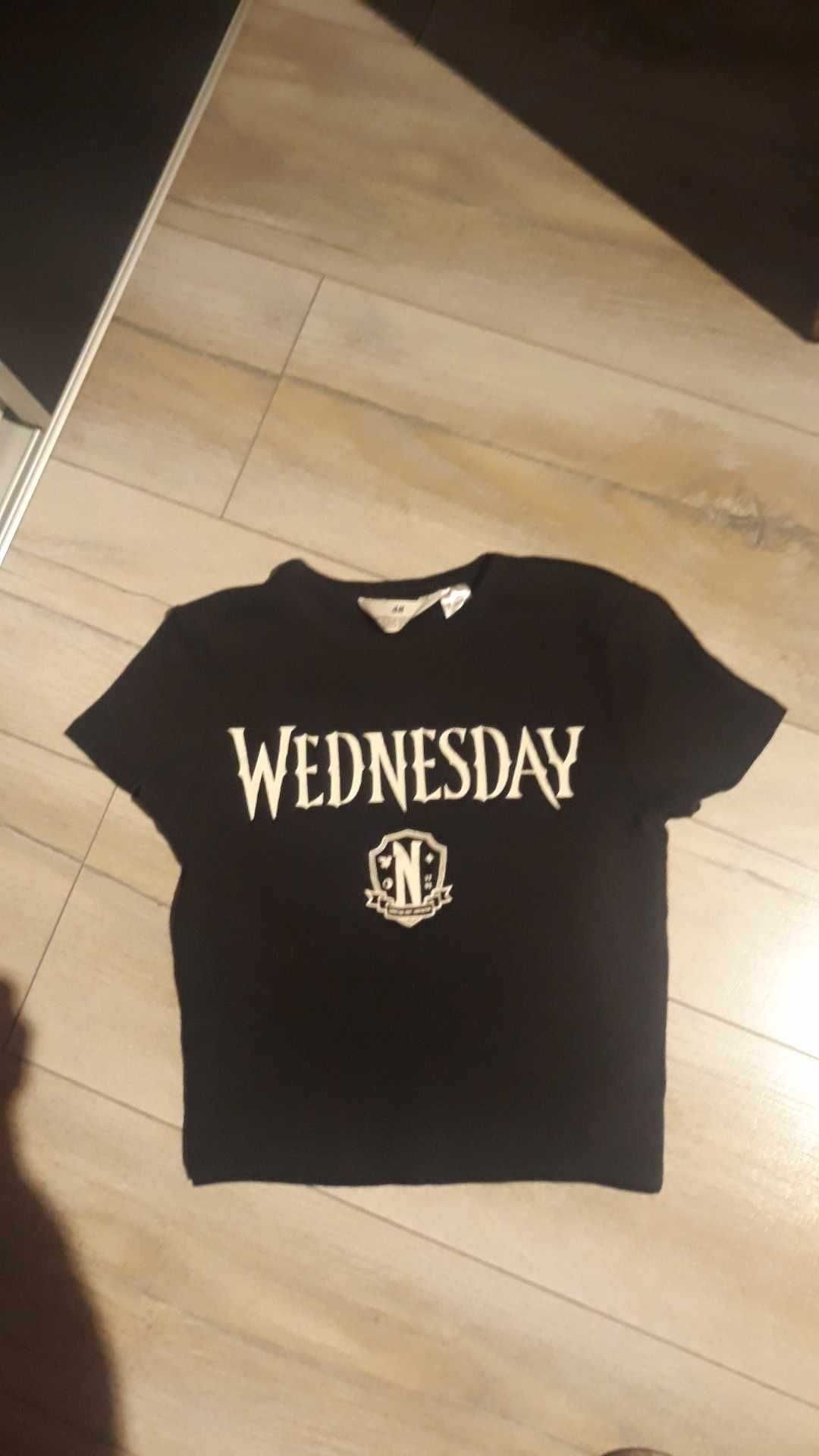 2 x T-shirty  H&M Wendesday