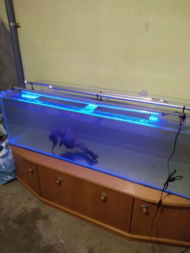 Akwarium 243L,LED oświetlenie,szafka-GRATIS(Opcja LED kolor)TRANSPORT