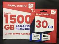 1x Starter Virgin mobile 5 zł Karta SIM Card PrePaid 5 PLN