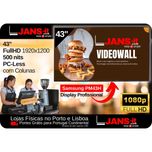 Video-Wall 43" Polegadas Samsung FullHD 500 nits