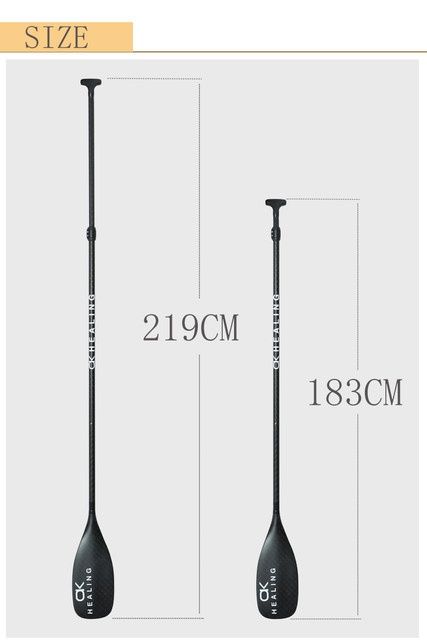 Wiosło SUP full carbon 3 częściowe.