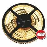 Taśma LED 16 metrów - 48W / 5m o ciepłej barwie IP20 600 diód / 5m