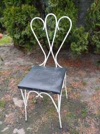 Krzesła. krzesło metalowe na taras
