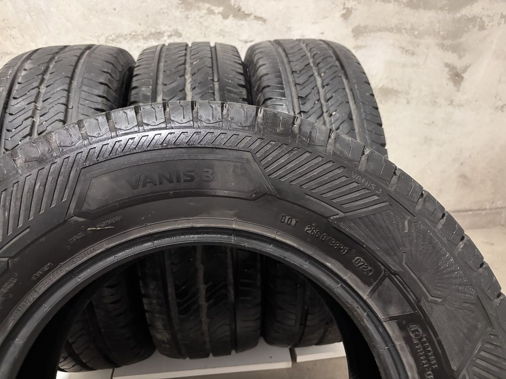 Komplet dostawcze Barum Vanis 3 215/70 R15 C 2024 rok 9mm jak nowe